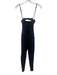 Live the Process Size XS Black Supplex Blend Open Back Spaghetti Strap Jumpsuit Black / XS