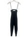 Live the Process Size XS Black Supplex Blend Open Back Spaghetti Strap Jumpsuit Black / XS