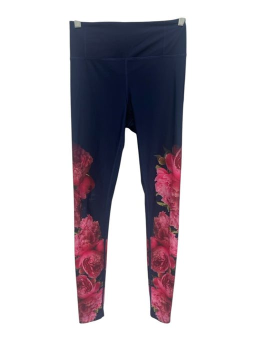 Goop G. Label Size XS Navy Blue & Pink Polyamide Blend Flower Leggings Navy Blue & Pink / XS