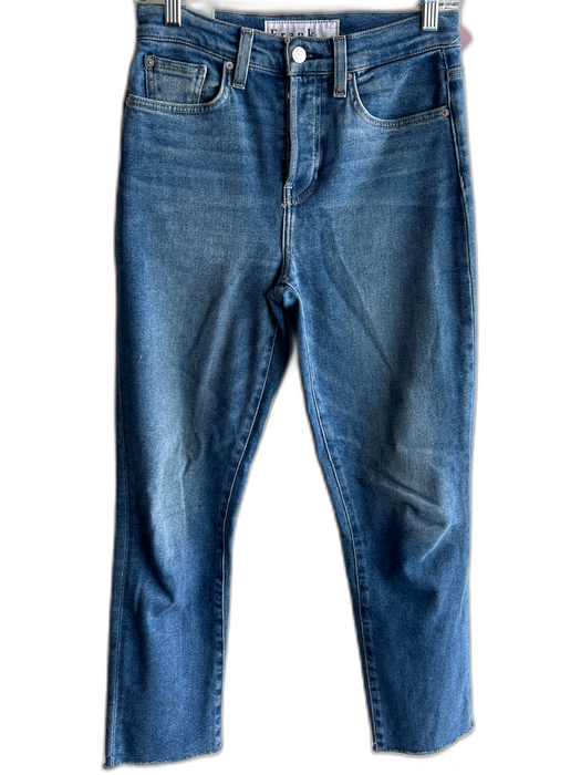 Frank & Eileen Size 26 Medium Wash Cotton Button Fly High Rise Raw Hem Jeans Medium Wash / 26