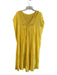 Suzie Kondi Size One Size Yellow No Fabric Tag Sleeveless Knit Maxi Coverup Yellow / One Size