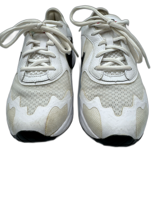 Nike Air Shoe Size 10 Cream, Orange, Green Synthetic Knit Lace Up Sneakers Cream, Orange, Green / 10