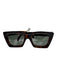 Celine Brown Acetate Square Tortoiseshell Cat Eye Sunglasses Brown