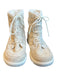 Sorel Shoe Size 8 Cream Faux Shearling Lace Up Athletic Booties Cream / 8