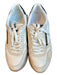 Sam Edelman Shoe Size 7.5 Cream & Black Leather & Canvas Athletic Sneakers Cream & Black / 7.5
