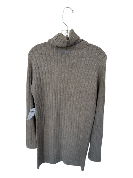 Abercrombie & Fitch Size XXS Taupe Nylon Blend Turtleneck Long Sleeve Dress Taupe / XXS