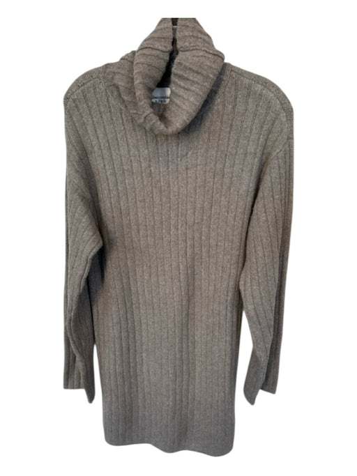 Abercrombie & Fitch Size XXS Taupe Nylon Blend Turtleneck Long Sleeve Dress Taupe / XXS