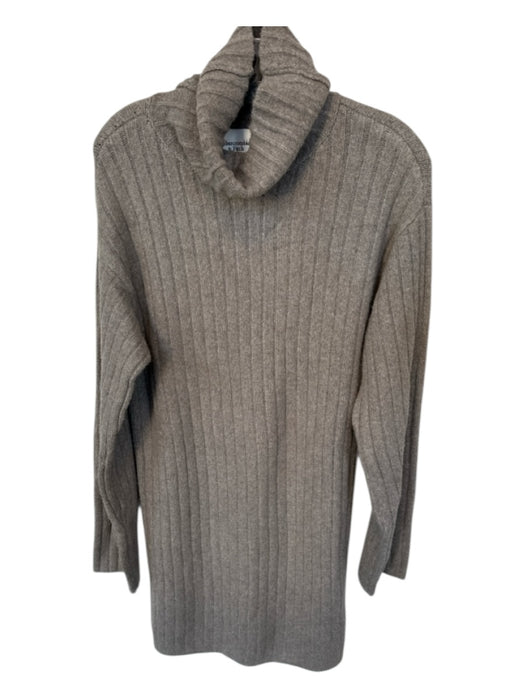 Abercrombie & Fitch Size XXS Taupe Nylon Blend Turtleneck Long Sleeve Dress Taupe / XXS