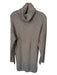 Abercrombie & Fitch Size XXS Taupe Nylon Blend Turtleneck Long Sleeve Dress Taupe / XXS