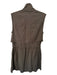 Michael Stars Size XS Gray Tencel Sleeveless Front Zip Drawstring Dress Gray / XS