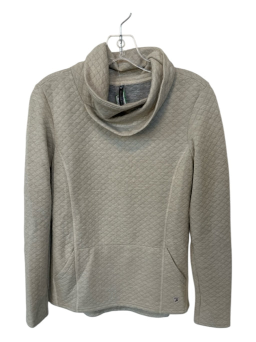 Kuhl Size XS Taupe Cotton Long Sleeve Quilted Athletic Sweatshirt Taupe / XS