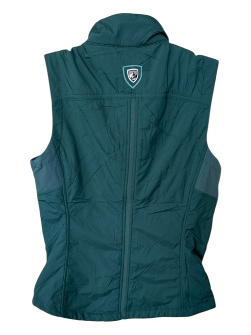 Kuhl Size XS Teal Nylon Quilted Full ZIp Athletic Vest Teal / XS