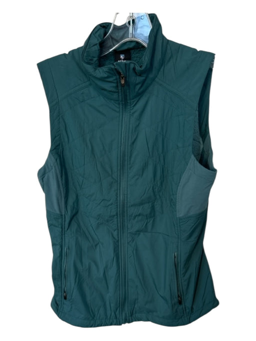 Kuhl Size XS Teal Nylon Quilted Full ZIp Athletic Vest Teal / XS