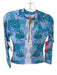 Lily Pulitzer Size 4 Multi Nylon Quarter Zip Gold Zipper Long Sleeve swimwear Multi / 4