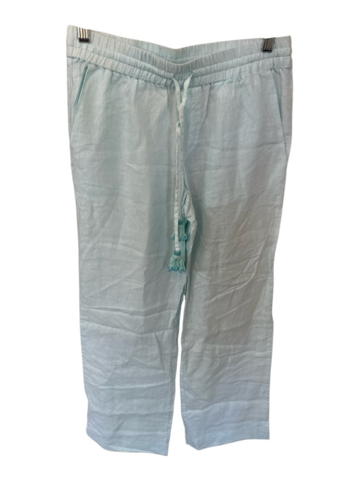 Calypso Size XS Teal Linen drawcord Pants Teal / XS