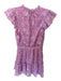 Vineyard vines Size XS Pink Cotton V Neck Draw String Attachment Mini Dress Pink / XS
