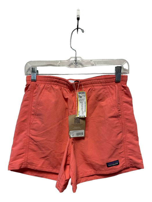 Patagonia Size XS Coral Pink Recycled Nylon Blend Elastic Waist Athletic Shorts Coral Pink / XS