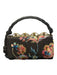 Mary Frances Black & Multi Fabric Latch Clasp Top Handle Embroidered Beaded Bag Black & Multi / XS