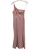 Dress the Population Size S Light Pink Polyester One Shoulder Leg Slit Gown Light Pink / S