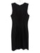 Diane Von Furstenberg Size 2 Black & Gray Polyester & Viscose Sleeveless Dress Black & Gray / 2