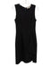 Diane Von Furstenberg Size 2 Black & Gray Polyester & Viscose Sleeveless Dress Black & Gray / 2