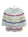 English Factory Size S White & Multi Cotton Keyhole Crochet Lace Top White & Multi / S