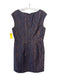 Michael Michael Kors Size 20 Bronze & Blue Polyester Tank Zebra Print Dress Bronze & Blue / 20