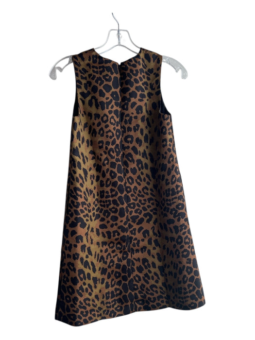 Tuckernuck Size XS Brown & Black Polyester Cheetah Print Sleeves Dress Brown & Black / XS