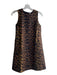 Tuckernuck Size XS Brown & Black Polyester Cheetah Print Sleeves Dress Brown & Black / XS