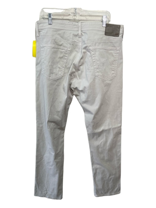 AG Size 36 Khaki Cotton Solid Zip Fly Men's Pants 36