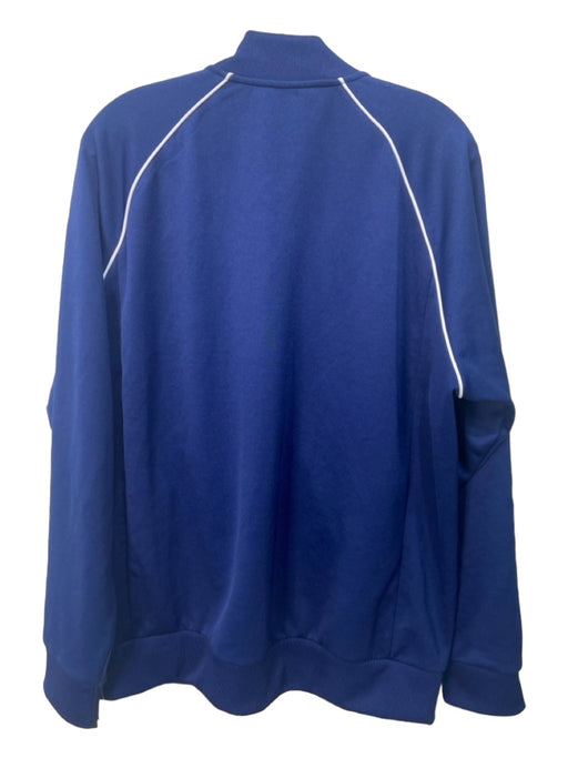Adidas Size XL Navy Blue Polyester Zipper Men's Jacket XL