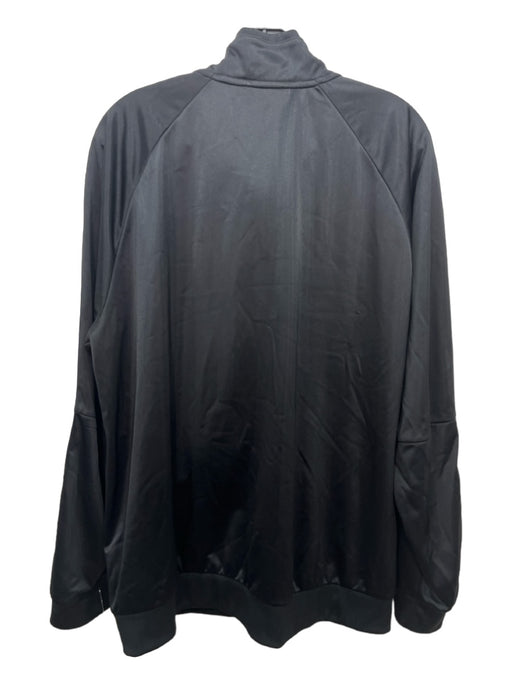 Adidas Size XL black & gold Polyester Zipper Men's Jacket XL