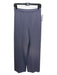 St John Collection Size 4 Gray Wool Blend Elastic Waist Wide Leg Crop Pants Gray / 4