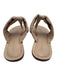 Bernardo Shoe Size 8 Beige Leather Upper Thong Mule Flip Flop Flat Sandals Beige / 8