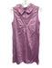 S'edge Size XS Lilac Pink Cotton Blend Sleeveless Gathered Detail Collared Dress Lilac Pink / XS