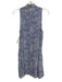 Equipment Femme Size XS Mixed Blues & White Silk Floral Sleeveless Dress Mixed Blues & White / XS
