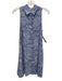 Equipment Femme Size XS Mixed Blues & White Silk Floral Sleeveless Dress Mixed Blues & White / XS