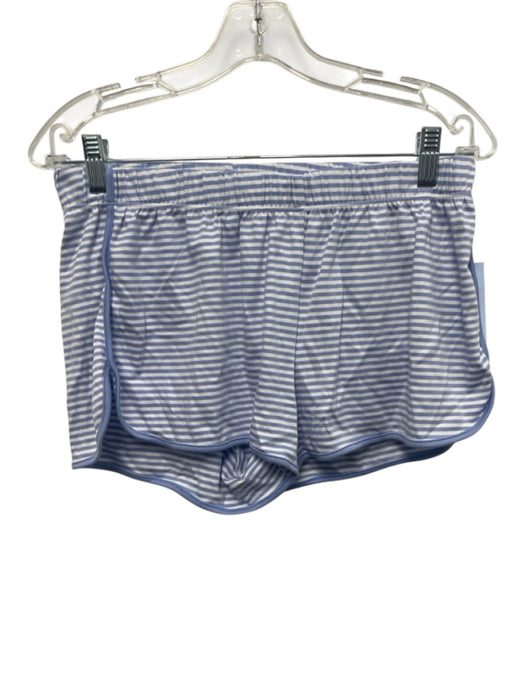 Lake Size S Light blue & white Cotton Striped Elastic Waistband Short Set Light blue & white / S