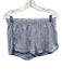 Lake Size S Light blue & white Cotton Striped Elastic Waistband Short Set Light blue & white / S