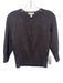 St. John Sport Size P Dusty Purple Wool Blend Knit 3/4 Sleeve Ribbed Hem Sweater Dusty Purple / P