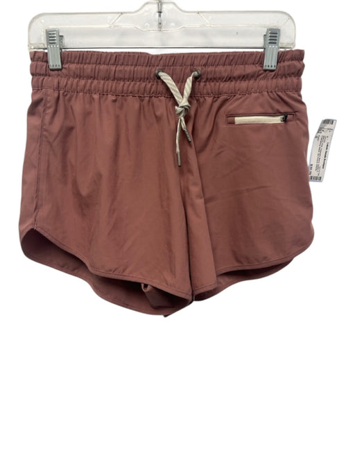 Vuori Size S Mauve Pink Polyester Blend Elastic & Drawstring Waist Shorts Mauve Pink / S