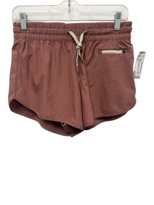 Vuori Size S Mauve Pink Polyester Blend Elastic & Drawstring Waist Shorts Mauve Pink / S