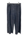 Eileen Fisher Size XXS Dark Wash Hemp Blend Elastic Waistband Chambray Pants Dark Wash / XXS