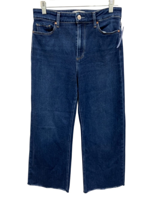 Paige Size 29 Dark Wash Cotton Blend Denim High Rise Button & Zip Fly Jeans Dark Wash / 29