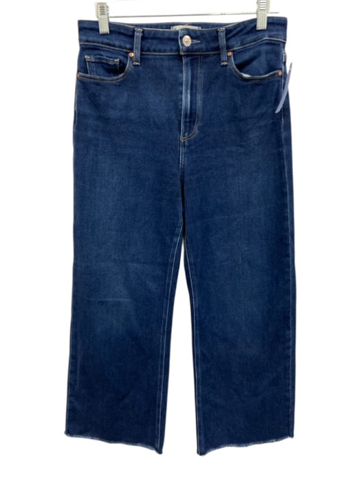 Paige Size 29 Dark Wash Cotton Blend Denim High Rise Button & Zip Fly Jeans Dark Wash / 29