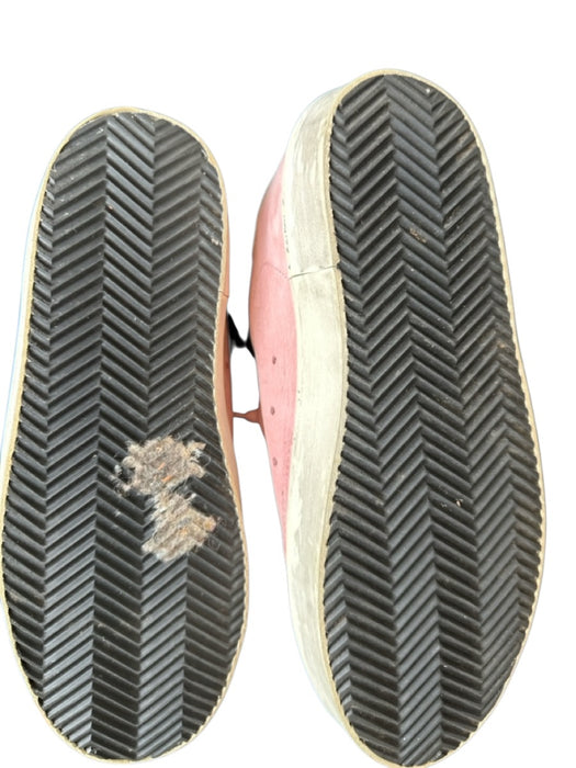Golden Goose Shoe Size 37 Pink & Silver Suede Metallic Platform Sneakers Pink & Silver / 37