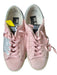 Golden Goose Shoe Size 37 Pink & Silver Suede Metallic Platform Sneakers Pink & Silver / 37