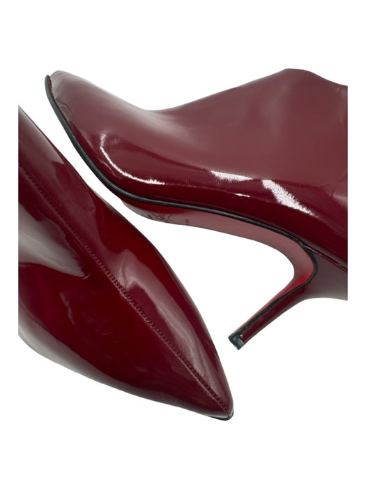 Christian Louboutin Shoe Size 37 Maroon Red Patent Leather Pointed Toe Pumps Maroon Red / 37