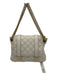 Marc Jacobs White & Gold Leather Quilted Chain Strap Magnetic Close Bag White & Gold / S