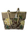 Coach Gold Beige & Multi Canvas & Leather Monogram Shoulder Bag Bag Gold Beige & Multi / M